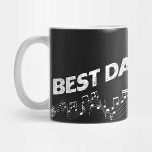 Best Dad Ever Music Notes Mug